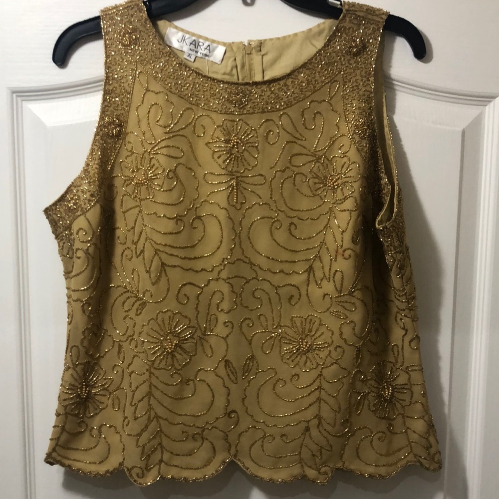 JKARA NEW YORK EVENING TOP XL